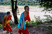 Luang Prabang, Laos - Walking along the riverfront of the Mekong 